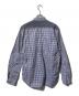 COMME des GARCONS JUNYA WATANABE MAN (コム デ ギャルソン ジュンヤ ワタナベ マン) リネンブレンドシャンブレー×ギンガムチェック切替シャツ ブルー×ホワイト サイズ:M：10000円