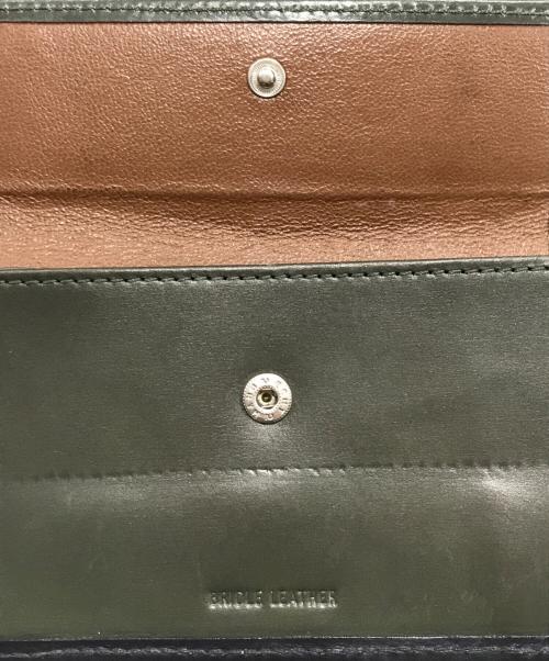 Whitehouse Cox（ホワイトハウスコックス）Whitehouse Cox (ホワイトハウスコックス) 3つ折り財布 ブラック×オリーブの古着・服飾アイテム