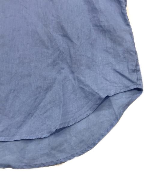 Spick and Span（スピック＆スパン）Spick and Span (スピック＆スパン) 80リネンカシュクール ビッグシャツ ブルー サイズ:FREEの古着・服飾アイテム