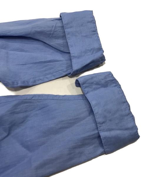 Spick and Span（スピック＆スパン）Spick and Span (スピック＆スパン) 80リネンカシュクール ビッグシャツ ブルー サイズ:FREEの古着・服飾アイテム