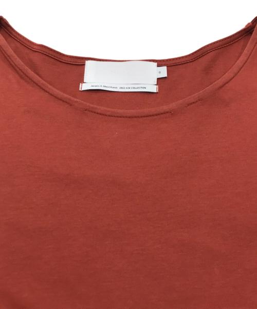 Graphpaper（グラフペーパー）Graphpaper (グラフペーパー) カットソーワンピース/半袖ワンピース ブラウンの古着・服飾アイテム