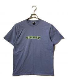 stussy（ステューシー）の古着「両面ロゴプリントTシャツ/半袖Ｔシャツ」｜ブルー