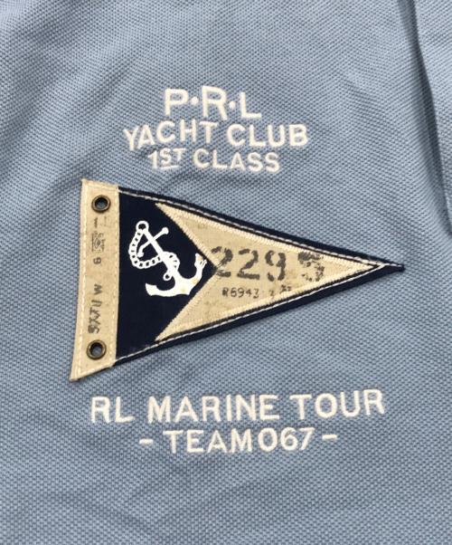 POLO RALPH LAUREN（ポロ・ラルフローレン）POLO RALPH LAUREN (ポロ・ラルフローレン) 刺繍ポロシャツ スカイブルー サイズ:XSの古着・服飾アイテム