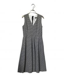 Max Mara WEEK END LINE（マックスマーラ ウイークエンドライン）の古着「ノースリーブワンピース」｜ホワイト×ブラック