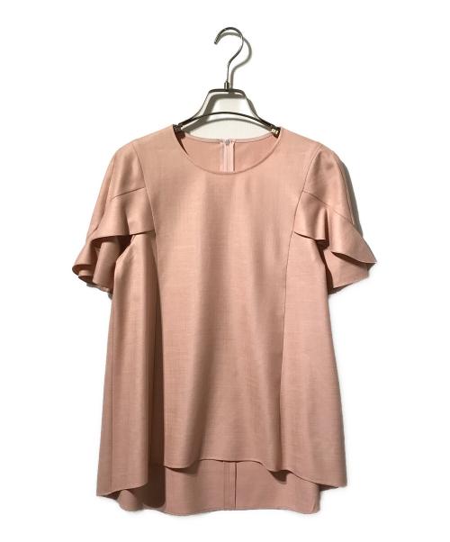 FOXEY（フォクシー）FOXEY (フォクシー) Top Flounce Petal/ブラウス ピンク サイズ:38の古着・服飾アイテム