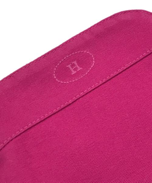 HERMES（エルメス）HERMES (エルメス) ボリードポーチ ピンクの古着・服飾アイテム