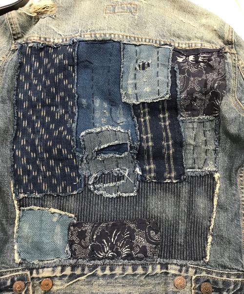 Denim & Supply Ralph Lauren（デニム＆サプライ ラルフローレン）Denim & Supply Ralph Lauren (デニム＆サプライ ラルフローレン) 刺し子デニムジャケット インディゴ サイズ:Sの古着・服飾アイテム