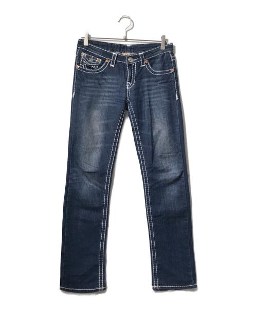 TRUE RELIGION（トゥルー レリジョン）TRUE RELIGION (トゥルー レリジョン) デニムパンツ インディゴ サイズ:27の古着・服飾アイテム