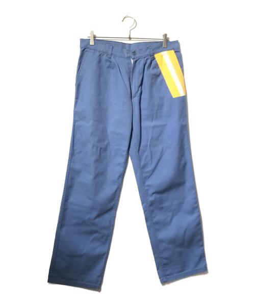 GOOD DESIGN SHOP COMME des GARCONS（グッドデザインショップ コムデギャルソン）GOOD DESIGN SHOP COMME des GARCONS (グッドデザインショップ コムデギャルソン) ツータックワークパンツ ブルー サイズ:Mの古着・服飾アイテム