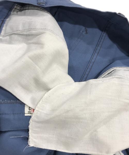 GOOD DESIGN SHOP COMME des GARCONS（グッドデザインショップ コムデギャルソン）GOOD DESIGN SHOP COMME des GARCONS (グッドデザインショップ コムデギャルソン) ツータックワークパンツ ブルー サイズ:Mの古着・服飾アイテム