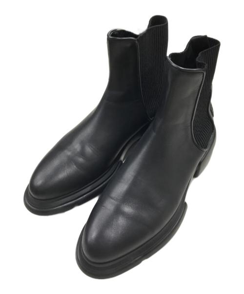 EMPORIO ARMANI（エンポリオ アルマーニ）EMPORIO ARMANI (エンポリオ アルマーニ) サイドゴアブーツ ブラック サイズ:40の古着・服飾アイテム