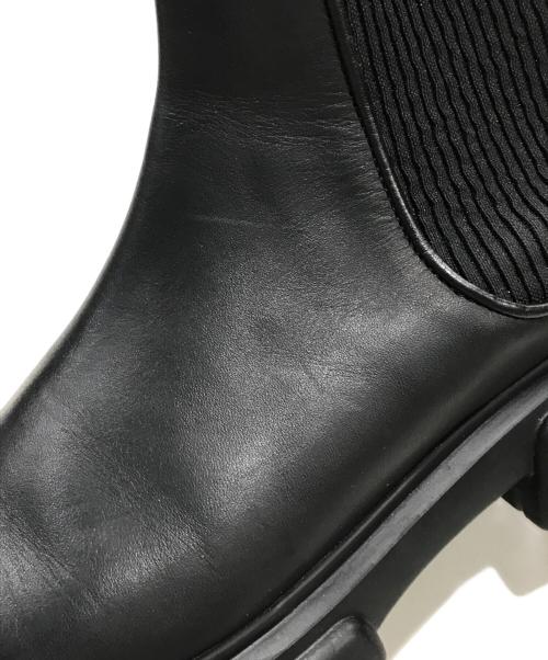 EMPORIO ARMANI（エンポリオ アルマーニ）EMPORIO ARMANI (エンポリオ アルマーニ) サイドゴアブーツ ブラック サイズ:40の古着・服飾アイテム