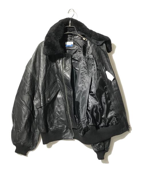 MAISON SPECIAL（メゾンスペシャル）MAISON SPECIAL (メゾンスペシャル) Sheep Leather Mouton G-1 Flight Jacket ブラック サイズ:1の古着・服飾アイテム