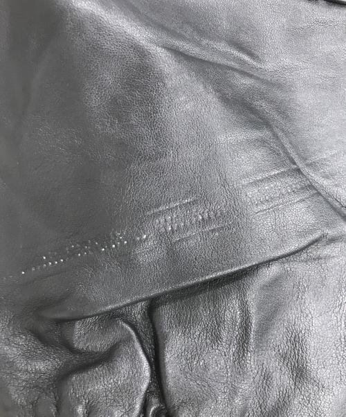 MAISON SPECIAL（メゾンスペシャル）MAISON SPECIAL (メゾンスペシャル) Sheep Leather Mouton G-1 Flight Jacket ブラック サイズ:1の古着・服飾アイテム