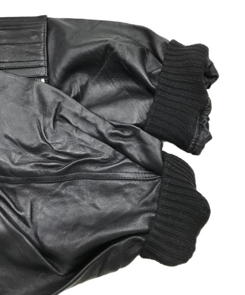 MAISON SPECIAL（メゾンスペシャル）MAISON SPECIAL (メゾンスペシャル) Sheep Leather Mouton G-1 Flight Jacket ブラック サイズ:1の古着・服飾アイテム