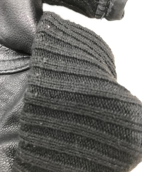 MAISON SPECIAL（メゾンスペシャル）MAISON SPECIAL (メゾンスペシャル) Sheep Leather Mouton G-1 Flight Jacket ブラック サイズ:1の古着・服飾アイテム