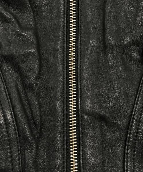 MAISON SPECIAL（メゾンスペシャル）MAISON SPECIAL (メゾンスペシャル) Sheep Leather Mouton G-1 Flight Jacket ブラック サイズ:1の古着・服飾アイテム
