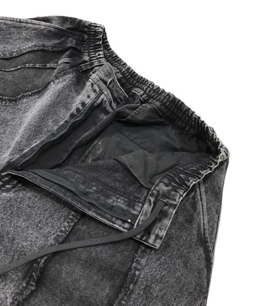MAISON SPECIAL（メゾンスペシャル）MAISON SPECIAL (メゾンスペシャル) Denim Switching Wide Cargo Alien Pants/デニム切り替えワイドカーゴエイリアンパンツ ブラックの古着・服飾アイテム