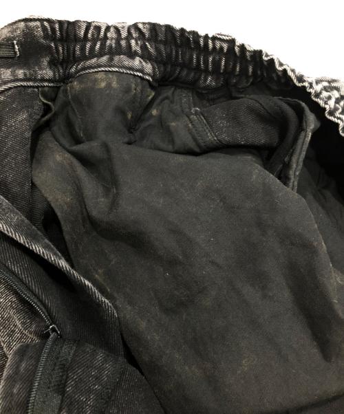 MAISON SPECIAL（メゾンスペシャル）MAISON SPECIAL (メゾンスペシャル) Denim Switching Wide Cargo Alien Pants/デニム切り替えワイドカーゴエイリアンパンツ ブラックの古着・服飾アイテム