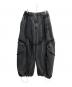 MAISON SPECIAL（メゾンスペシャル）の古着「Denim Switching Wide Cargo Alien Pants/デニム切り替えワイドカーゴエイリアンパンツ」｜ブラック