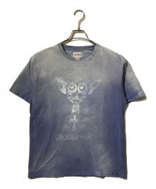 KAMIYA（カミヤ）の古着「MONSTER' Printed Bleach Tee/半袖Tシャツ」｜ブルー