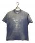 KAMIYA（カミヤ）の古着「MONSTER' Printed Bleach Tee/半袖Tシャツ」｜ブルー