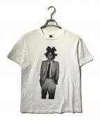 WACKO MARIA×Jean Michel Basquiatワコマリア×ジャンミシェルバスキア）の古着「プリントTシャツ/半袖カットソー/半袖Tシャツ」｜ホワイト