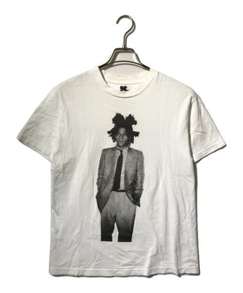 WACKO MARIA（ワコマリア）WACKO MARIA (ワコマリア) Jean Michel Basquiat (ジャンミシェルバスキア) プリントTシャツ/半袖カットソー/半袖Tシャツ ホワイト サイズ:Mの古着・服飾アイテム