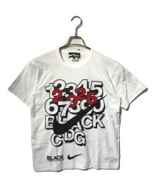 BLACK COMME des GARCONS×NIKE（ブラックコムデギャルソン×ナイキ）の古着「プリントTシャツ/半袖カットソー」｜ホワイト