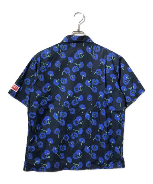 KENZO（ケンゾー）KENZO (ケンゾー) アロハシャツ ブラック×ブルー サイズ:Sの古着・服飾アイテム