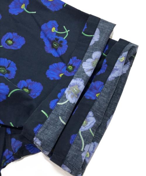 KENZO（ケンゾー）KENZO (ケンゾー) アロハシャツ ブラック×ブルー サイズ:Sの古着・服飾アイテム