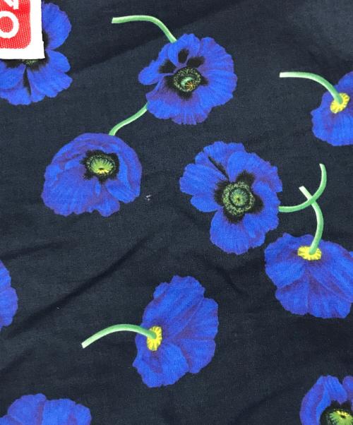 KENZO（ケンゾー）KENZO (ケンゾー) アロハシャツ ブラック×ブルー サイズ:Sの古着・服飾アイテム