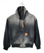 KHOKIコッキ）の古着「Vintage-effect work jacket」｜グレー