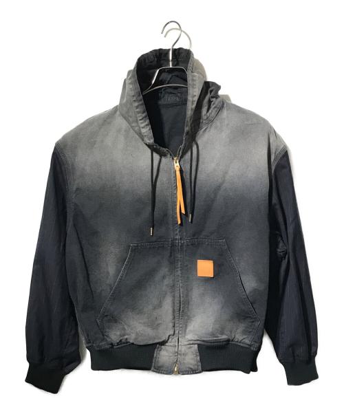 KHOKI（コッキ）KHOKI (コッキ) Vintage-effect work jacket グレー サイズ:2の古着・服飾アイテム
