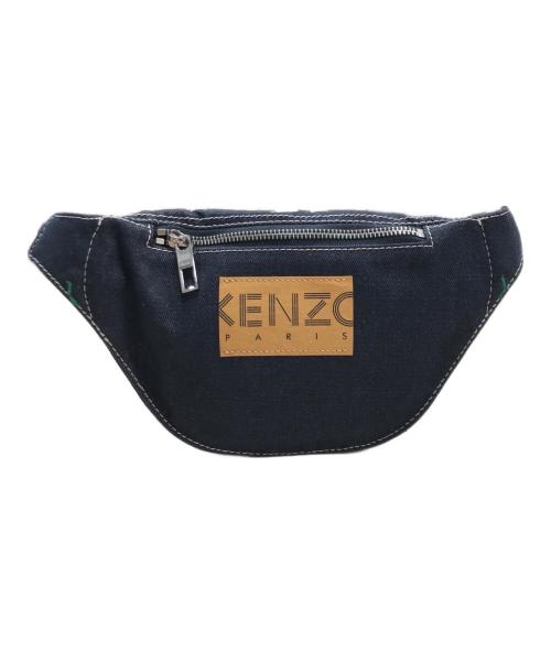 KENZO（ケンゾー）KENZO (ケンゾー) デニム生地ウエストバッグ インディゴの古着・服飾アイテム