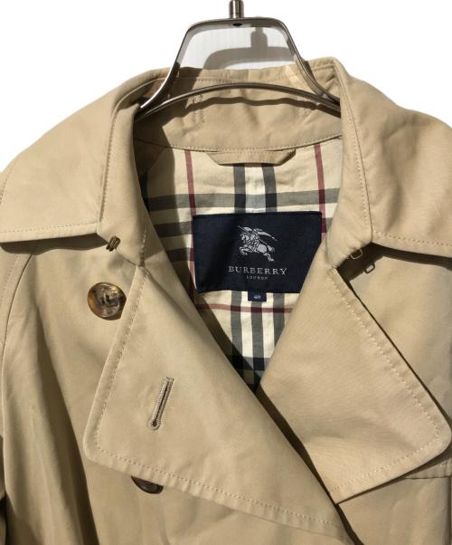 BURBERRY LONDON（バーバリーロンドン）BURBERRY LONDON (バーバリーロンドン) ノヴァチェックライナートレンチコート ベージュ サイズ:40の古着・服飾アイテム