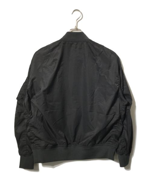 Onitsuka Tiger（オニツカタイガー）Onitsuka Tiger (オニツカタイガー) BOMBER JACKET ブラック サイズ:Mの古着・服飾アイテム