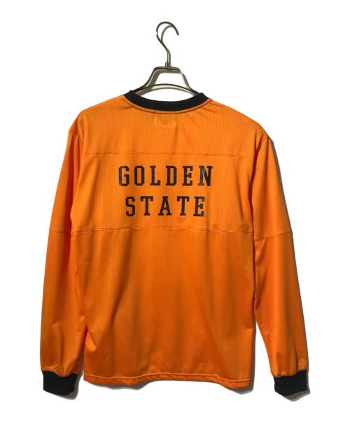 CAPTAINS HELM（キャプテンズヘルム）CAPTAINS HELM (キャプテンズヘルム) GOLDEN STATE MESH L/S /メッシュロングスリーブT オレンジ サイズ:Ｓの古着・服飾アイテム