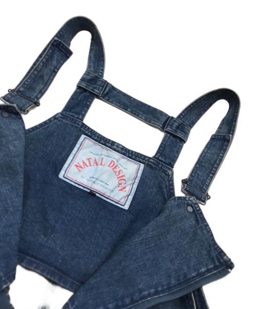 NATAL DESIGN（ネイタルデザイン）NATAL DESIGN (ネイタルデザイン) CENTER ZIP OVERALL インディゴ サイズ:Sの古着・服飾アイテム