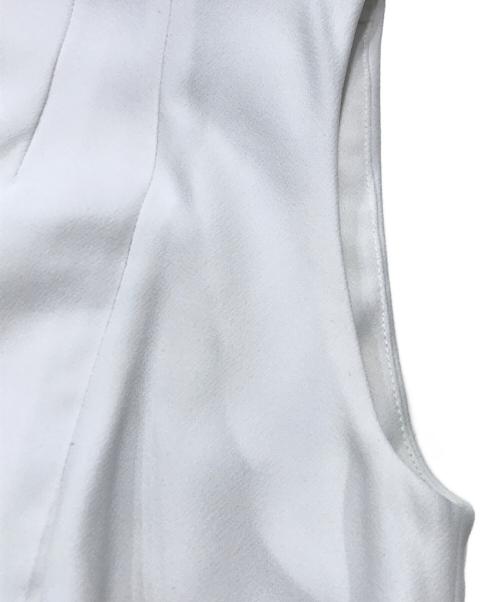Snidel（スナイデル）Snidel (スナイデル) レイヤードライクジレワンピ ホワイトの古着・服飾アイテム