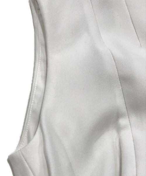 Snidel（スナイデル）Snidel (スナイデル) レイヤードライクジレワンピ ホワイトの古着・服飾アイテム