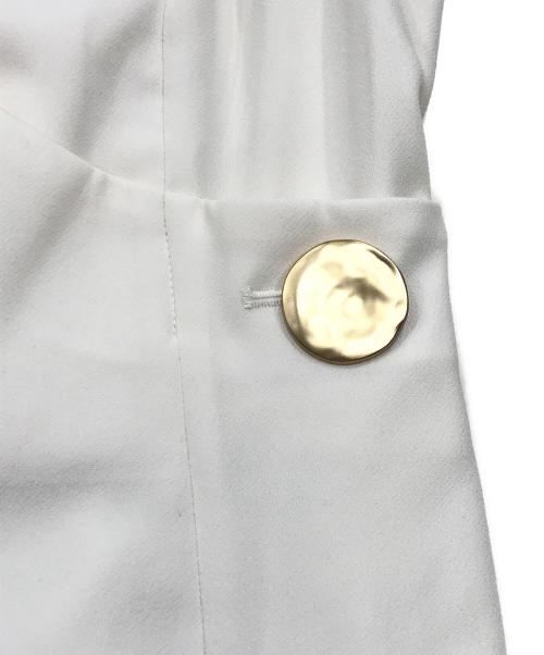 Snidel（スナイデル）Snidel (スナイデル) レイヤードライクジレワンピ ホワイトの古着・服飾アイテム
