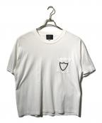 htcエイチティーシー）の古着「PYRAMID S/S POCKET Tシャツ」｜ホワイト