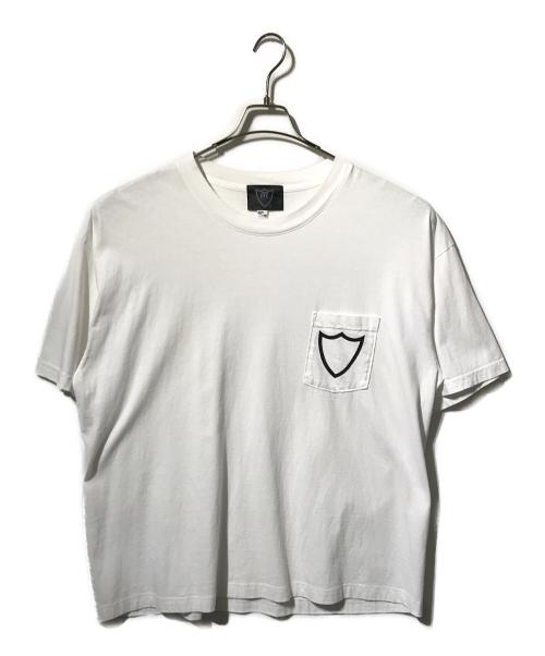 htc（エイチティーシー）htc (エイチティーシー) PYRAMID S/S POCKET Tシャツ ホワイト サイズ:XLの古着・服飾アイテム