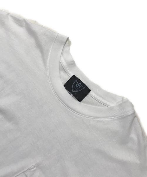 htc（エイチティーシー）htc (エイチティーシー) PYRAMID S/S POCKET Tシャツ ホワイト サイズ:XLの古着・服飾アイテム