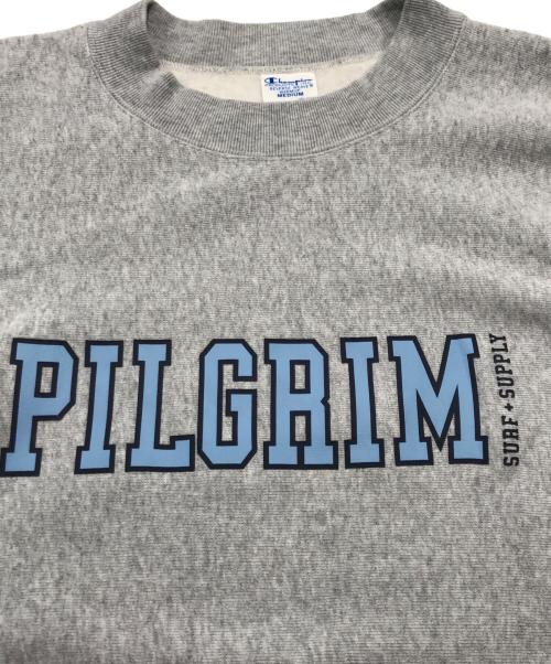 Champion（チャンピオン）Champion (チャンピオン) Pilgrim Surf+Supply (ピルグリム サーフサプライ) Reverse Weave Mock Neck Pocket グレー サイズ:Mの古着・服飾アイテム