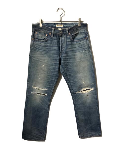 Ron Herman（ロンハーマン）Ron Herman (ロンハーマン) ヴィンテージリペア加工デニムパンツ インディゴ サイズ:31×32の古着・服飾アイテム