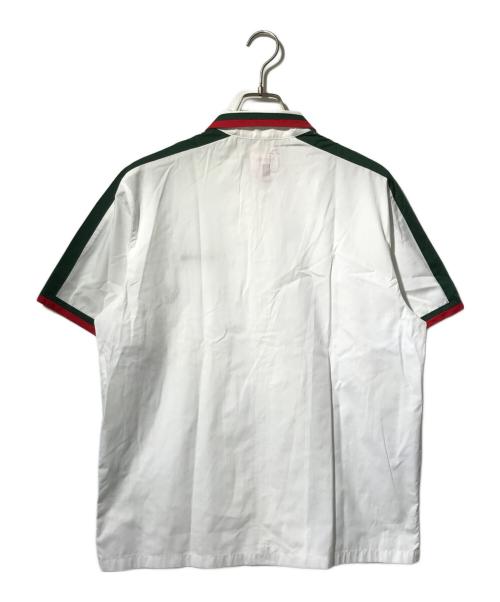 SUPREME（シュプリーム）SUPREME (シュプリーム) ジップアップワークシャツ ホワイト サイズ:Mの古着・服飾アイテム