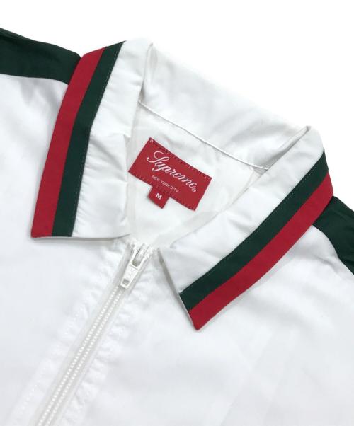 SUPREME（シュプリーム）SUPREME (シュプリーム) ジップアップワークシャツ ホワイト サイズ:Mの古着・服飾アイテム