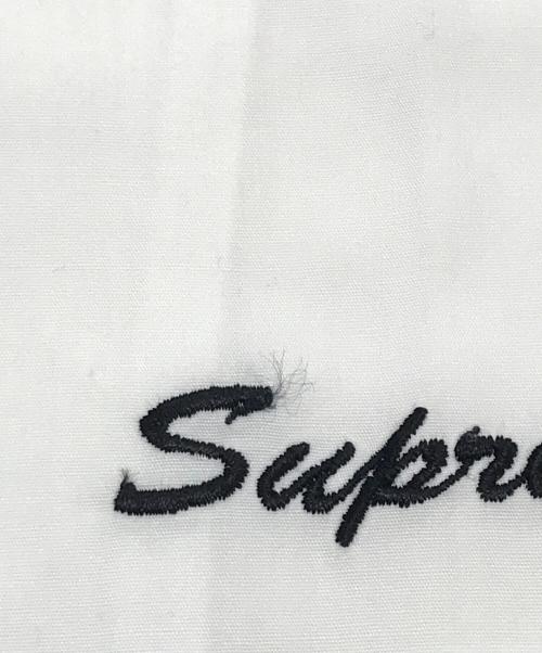 SUPREME（シュプリーム）SUPREME (シュプリーム) ジップアップワークシャツ ホワイト サイズ:Mの古着・服飾アイテム